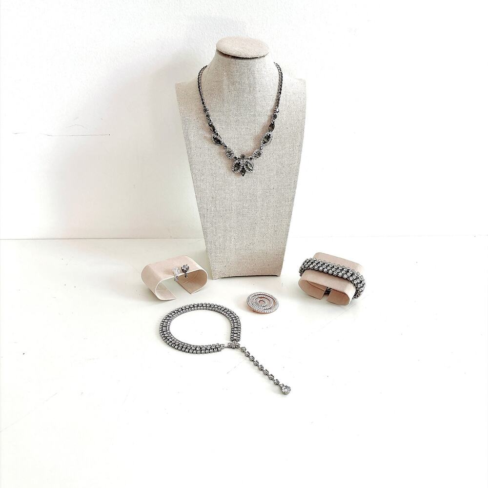 Lot of Vintage Rhinestone Jewelry